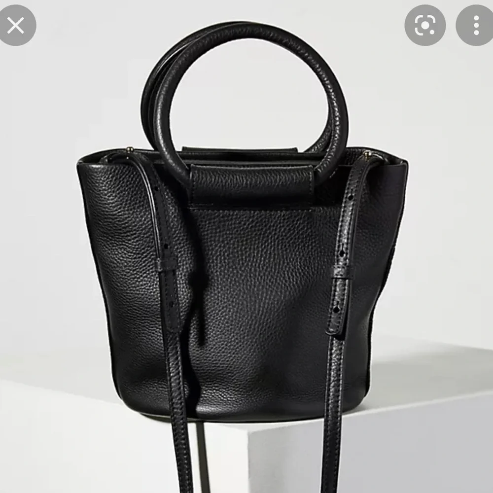 Anthropologie x Monserat De Lucca Leather Bucket Bag w/ Crossbody ✨ - Picture 7 of 16